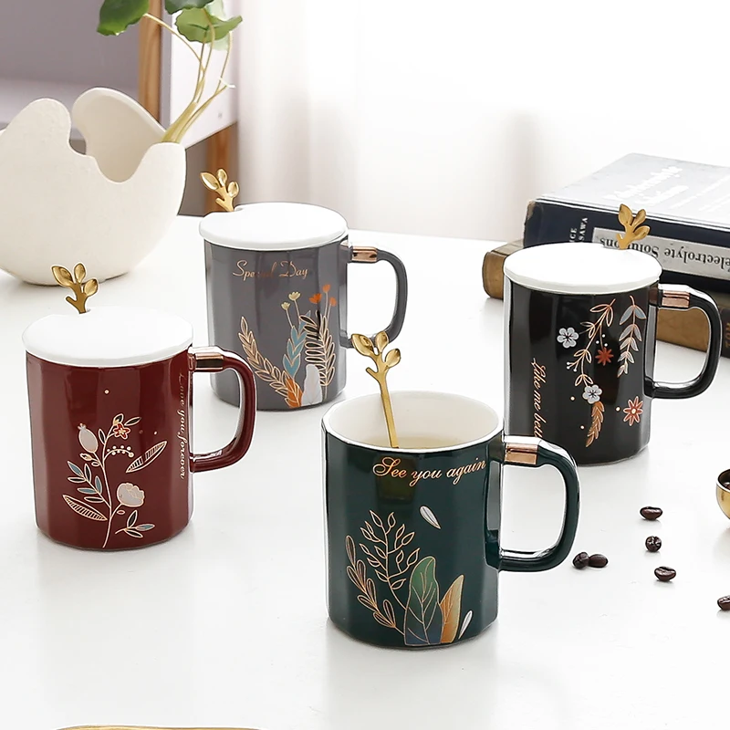 Nordic Ins Luxury Ceramic Cups Creative Personality Multi-angle Mug Coffee Cup with Spoon and Lid Coffee Cup
Nordic Ins Luxury Ceramic Cups Creative Personality Multi-angle Mug Coffee Cup with Spoon and Lid Coffee Cup