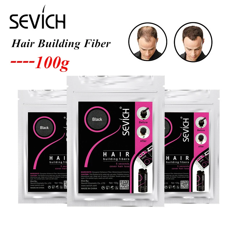 Sevich 100g Hair Building Fibers Refill 10 Color Keratin Hair Regrowth Fiber Thickening Powders Hair Loss Product Hair Treatment
Sevich 100g Hair Building Fibers Refill 10 Color Keratin Hair Regrowth Fiber Thickening Powders Hair Loss Product Hair Treatment