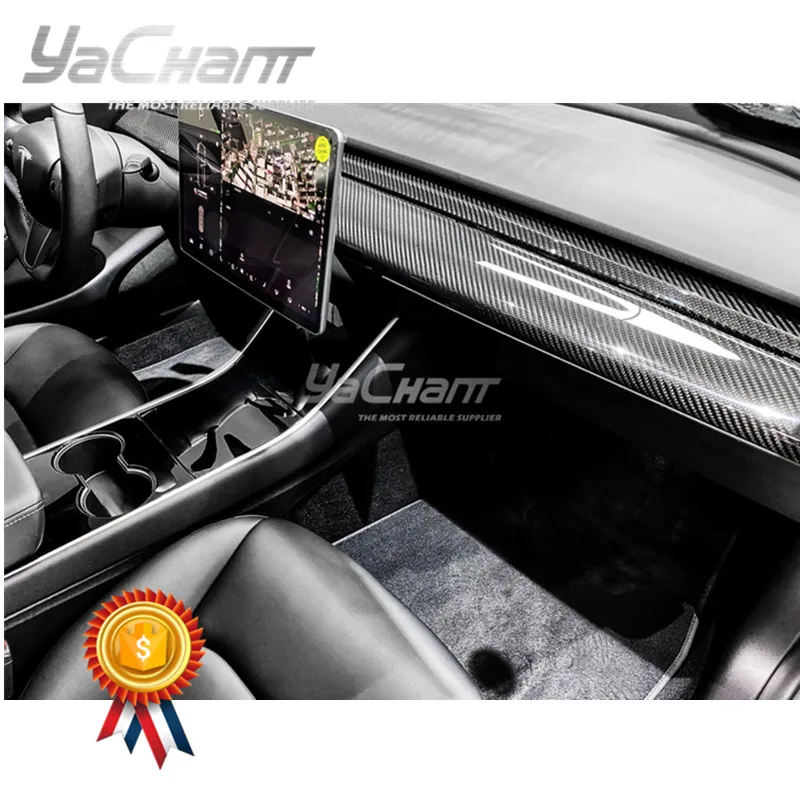Glossy Dry Carbon Fiber Dashboard Air Con Panel Fit For 2018-2019 Tesla Model 3 Dashboard Air Con Vents Panel Replacement
Glossy Dry Carbon Fiber Dashboard Air Con Panel Fit For 2018-2019 Tesla Model 3 Dashboard Air Con Vents Panel Replacement