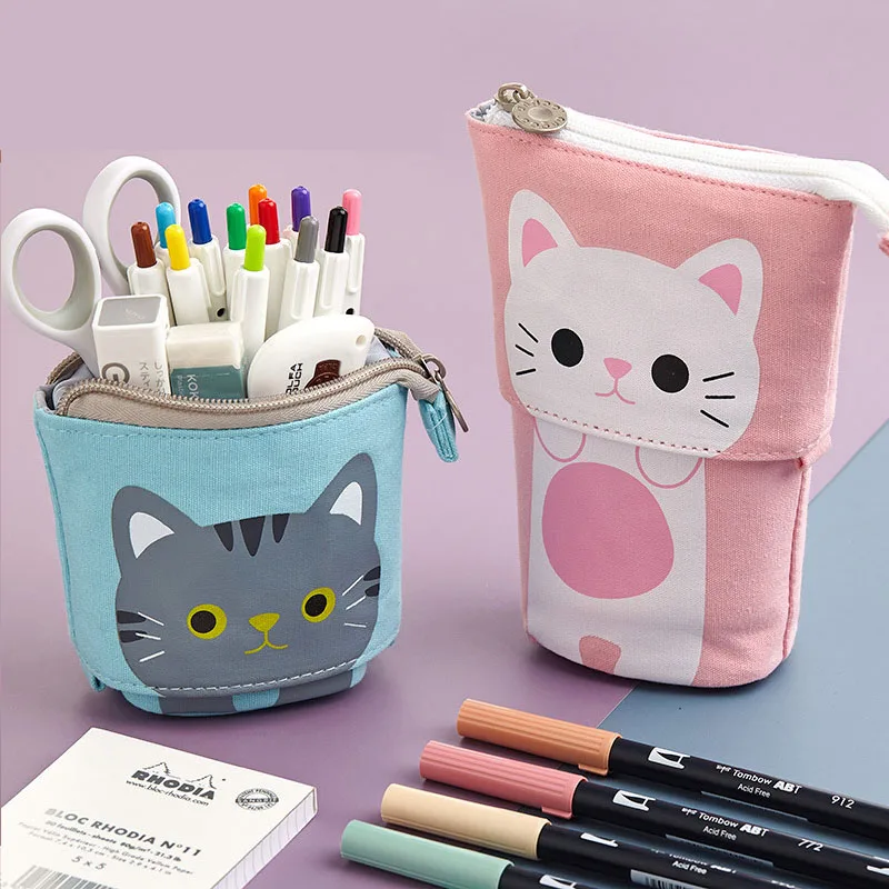 8 pcs/lot Adjustable Cat Bear Unicorn Pencil Case Creative Animal Pencil Box Stationery Pouch Pen Holder Bag School Supplies
8 pcs/lot Adjustable Cat Bear Unicorn Pencil Case Creative Animal Pencil Box Stationery Pouch Pen Holder Bag School Supplies
