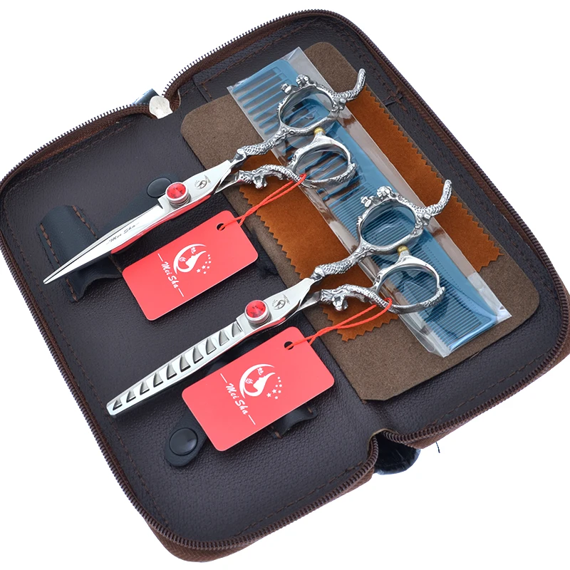 6.0" 7.0" Hair Scissors Steel 440c Hair Cutting Scissors Barber Thinning Shears Professional Hairdressing Scissors Set A0163A
6.0" 7.0" Hair Scissors Steel 440c Hair Cutting Scissors Barber Thinning Shears Professional Hairdressing Scissors Set A0163A