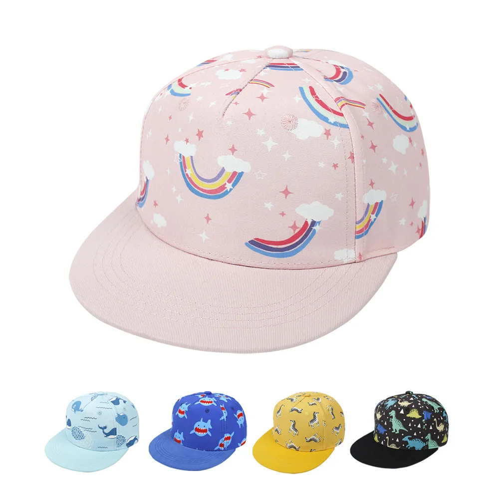 New Summer Baby Kids Sun Hat Dinosaur Raibow Printed Children Outdoor Baseball Cap Boys Girls Hat Baby Sun Hat For 2-8 Years
New Summer Baby Kids Sun Hat Dinosaur Raibow Printed Children Outdoor Baseball Cap Boys Girls Hat Baby Sun Hat For 2-8 Years