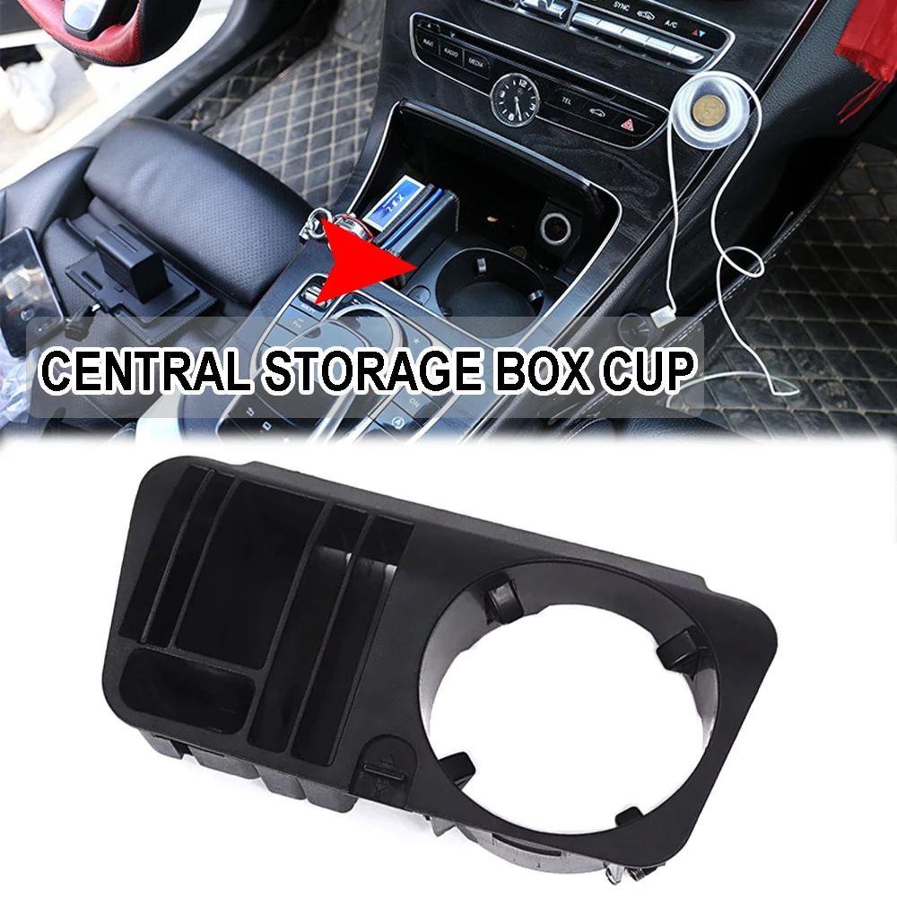 Черный центральный ящик для хранения, держатель для напитков, поднос, подходит для Mercedes Benz C Class 2015-2021 GLC 2015-2022 E CLS 2016-2022 
Черный центральный ящик для хранения, держатель для напитков, поднос, подходит для Mercedes Benz C Class 2015-2021 GLC 2015-2022 E CLS 2016-2022