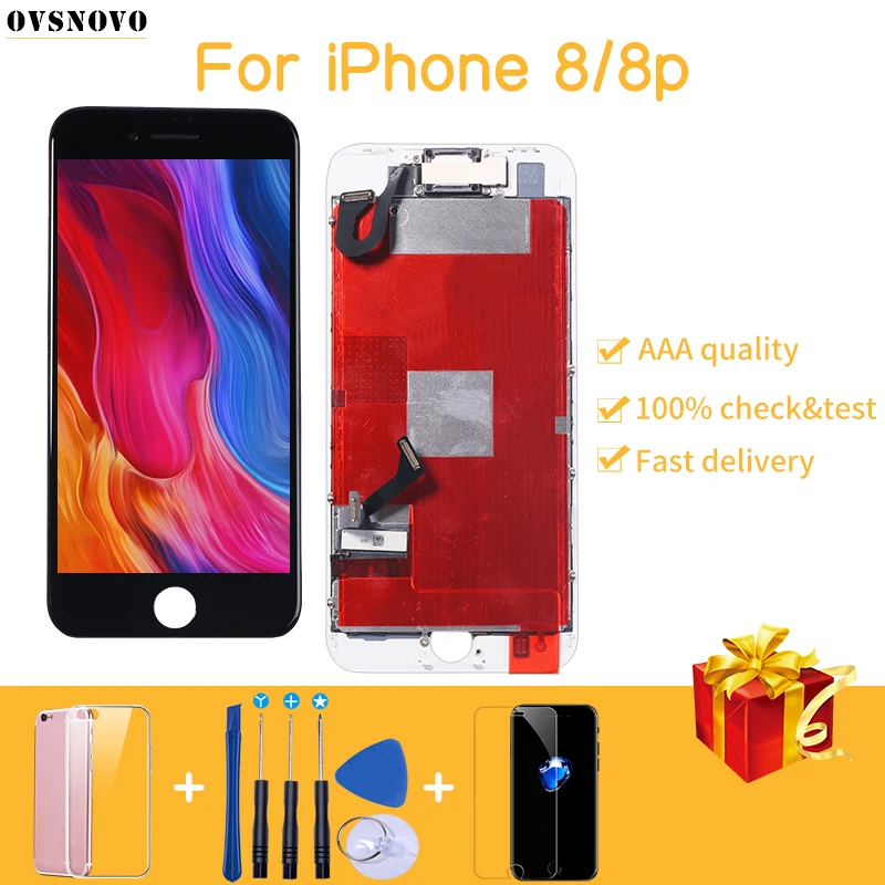 Полный комплект для iPhone 7 7 Plus 8 8 Plus высококачественный ЖК-экран в сборе для замены с фронтальной камерой
Полный комплект для iPhone 7 7 Plus 8 8 Plus высококачественный ЖК-экран в сборе для замены с фронтальной камерой