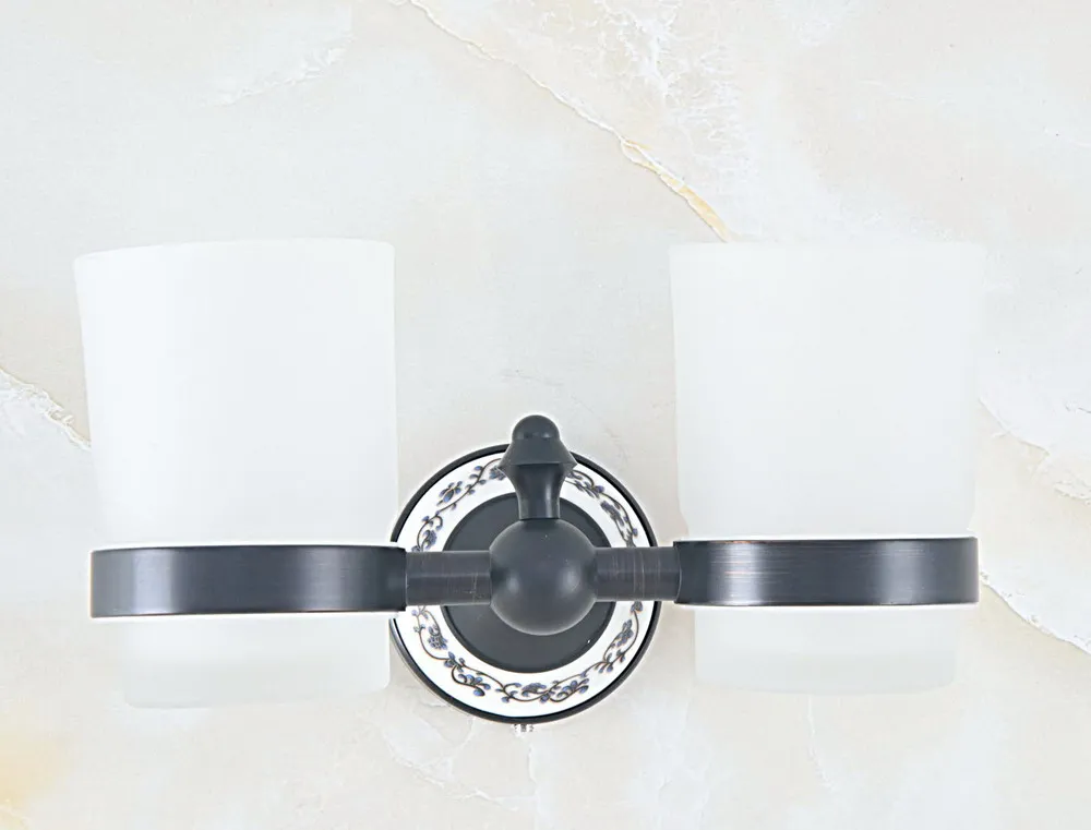 Черный латунный двойной держатель зубной щетки с стеклянной чашкой настенные аксессуары для ванной комнаты aba760
Черный латунный двойной держатель зубной щетки с стеклянной чашкой настенные аксессуары для ванной комнаты aba760