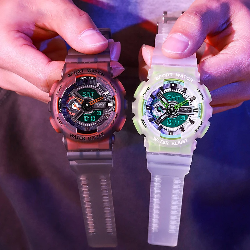 UTHAI CE61 New Luminous Fashion Trend Personality Waterproof Electronic Watch Fluorescent Case Men's Watch
UTHAI CE61 New Luminous Fashion Trend Personality Waterproof Electronic Watch Fluorescent Case Men's Watch