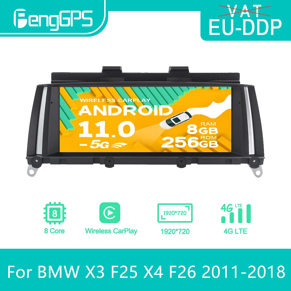 Автомагнитола для BMW X3 F25 X4 F26 2011 - 2017 2018 Android, стерео, мультимедийный DVD-плеер, Авторадио, сенсорный экран, GPS-навигация, головное устройство
Автомагнитола для BMW X3 F25 X4 F26 2011 - 2017 2018 Android, стерео, мультимедийный DVD-плеер, Авторадио, сенсорный экран, GPS-навигация, головное устройство
