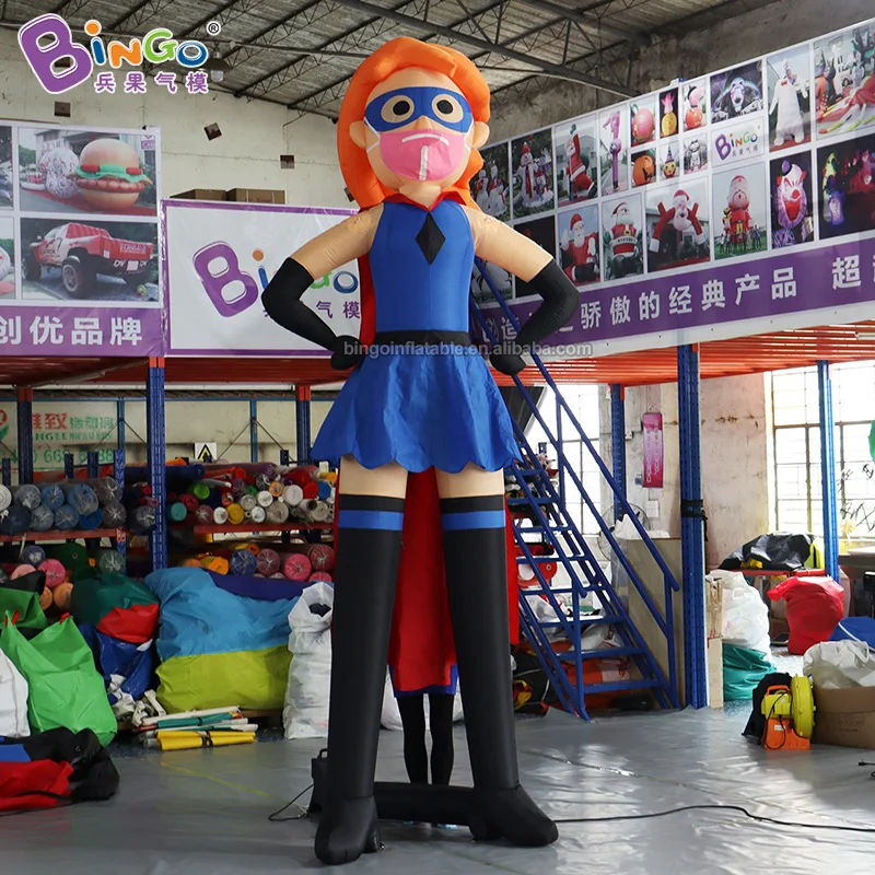 Custom made 3.6m Height Inflatable Superwoman with Face Mask / Air Characters Inflatables for Decoration Toys
Custom made 3.6m Height Inflatable Superwoman with Face Mask / Air Characters Inflatables for Decoration Toys