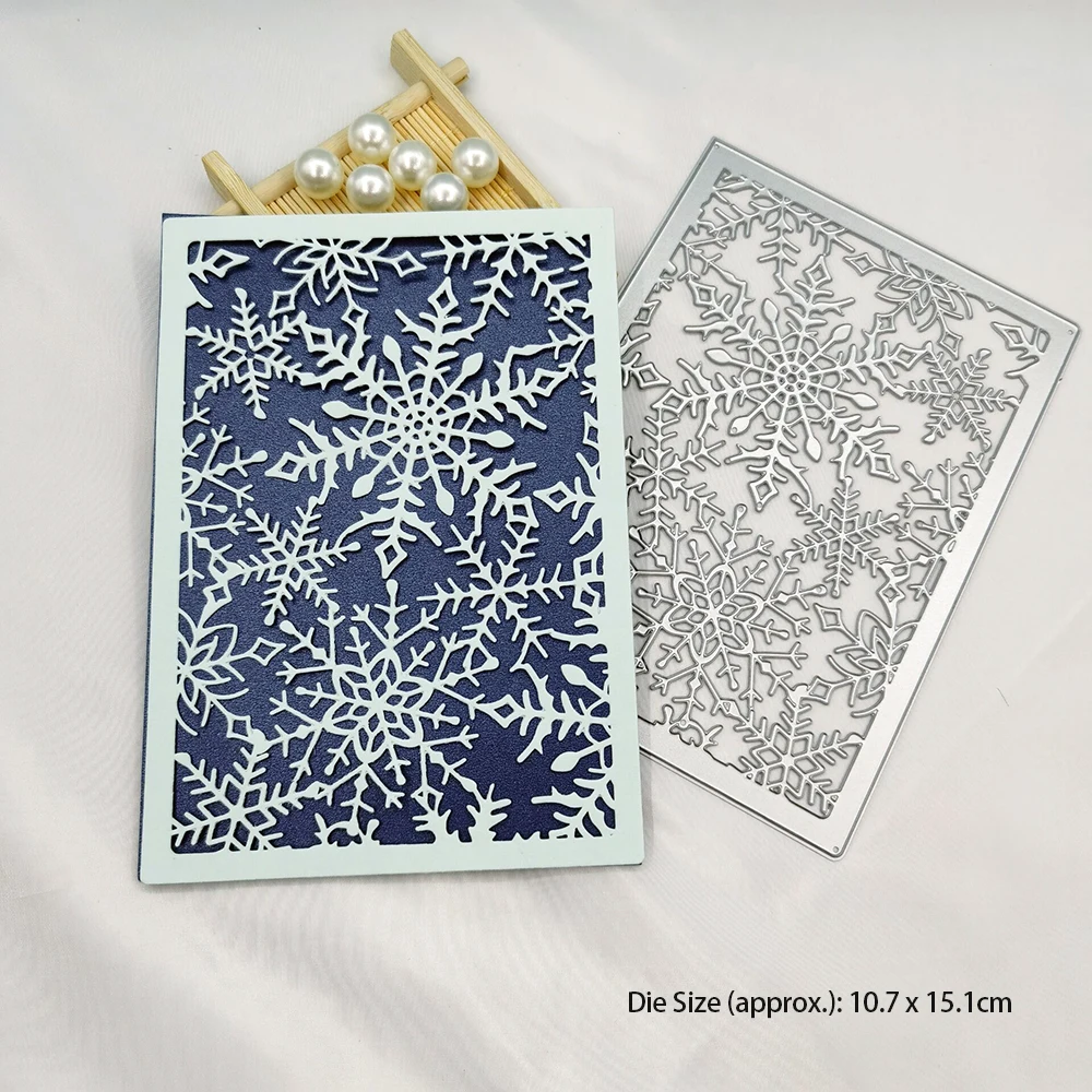 Snowflake Frame Metal Cutting Dies Scrapbooking Embossing Folders for DIY Album Card Making Craft Stencil Greeting Photo Paper
Snowflake Frame Metal Cutting Dies Scrapbooking Embossing Folders for DIY Album Card Making Craft Stencil Greeting Photo Paper