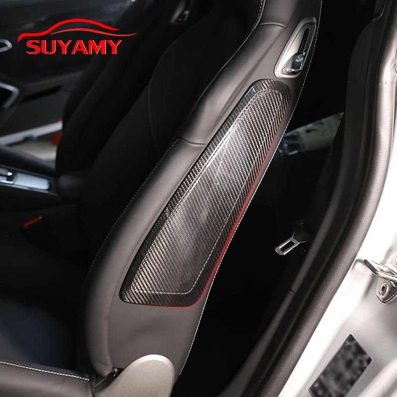 Для Porsche 911 718 2016-2021, боковое сиденье автомобиля, декоративная панель, отделка, настоящее углеродное волокно, автостайлинг, аксессуары для интерьера
Для Porsche 911 718 2016-2021, боковое сиденье автомобиля, декоративная панель, отделка, настоящее углеродное волокно, автостайлинг, аксессуары для интерьера