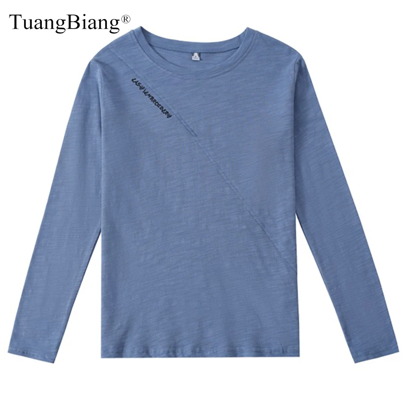 TuangBiang Slanted Patchwork Letter Embroidery Cotton Women Tee-Shirt Ribbed Korean Version 2022 Tshirt Spring Home Fashion Tops
TuangBiang Slanted Patchwork Letter Embroidery Cotton Women Tee-Shirt Ribbed Korean Version 2022 Tshirt Spring Home Fashion Tops