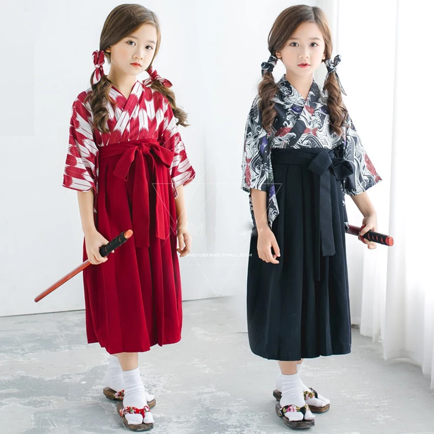 Oriental Traditional Japanese Costumes for Children Samurai Kawaii Girl Yukata Vintage Kimono Dress Top Skirts Performance Dance
Oriental Traditional Japanese Costumes for Children Samurai Kawaii Girl Yukata Vintage Kimono Dress Top Skirts Performance Dance