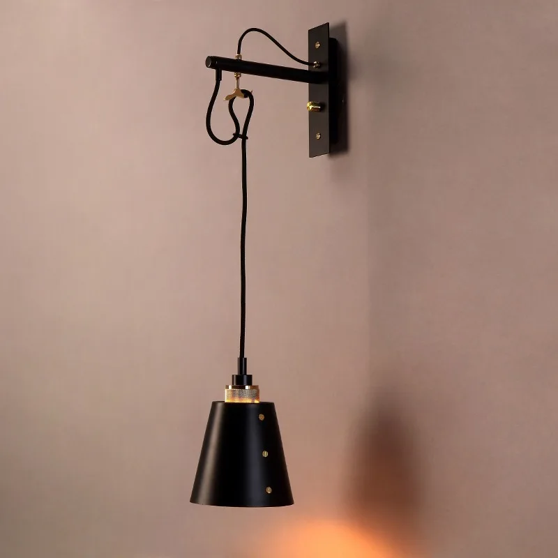 Vintage Lights Wall Lamp Retro Wall Lamp For Living Room LED E27 AC220V Iron Wall Lamps Black Color Bedside Lamp
Vintage Lights Wall Lamp Retro Wall Lamp For Living Room LED E27 AC220V Iron Wall Lamps Black Color Bedside Lamp
