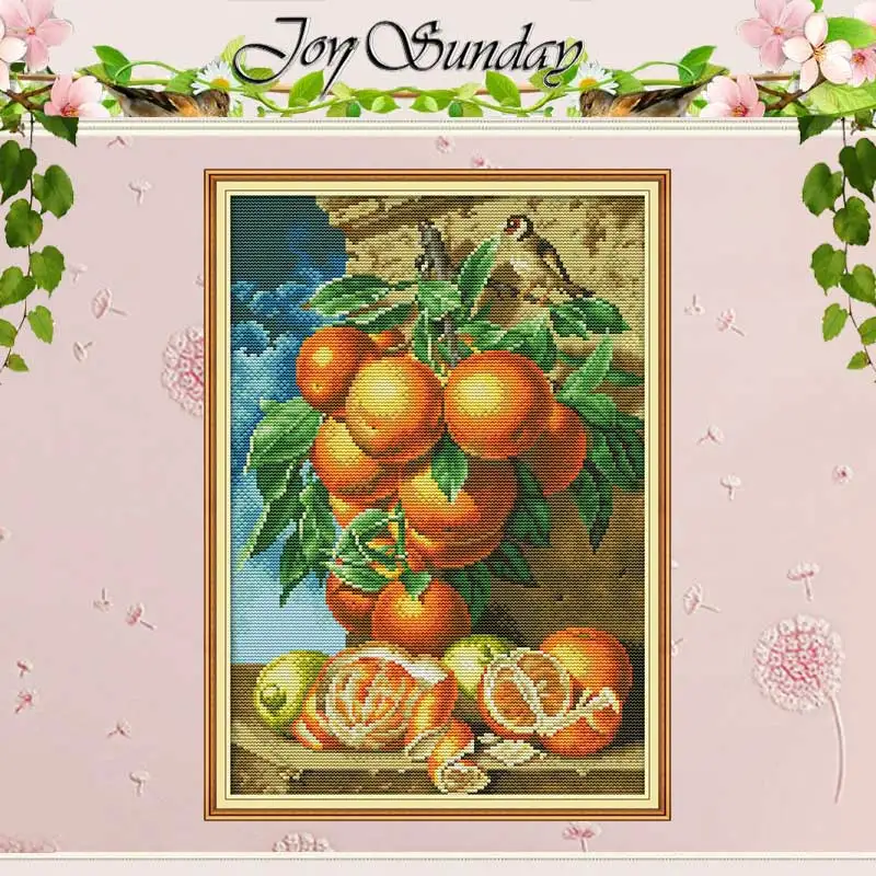 Orange Fruit Patterns Counted Cross Stitch Set DIY 11CT 14CT 16CT Stamped DMC Cross-stitch Kit Embroidery Needlework Home Decor
Orange Fruit Patterns Counted Cross Stitch Set DIY 11CT 14CT 16CT Stamped DMC Cross-stitch Kit Embroidery Needlework Home Decor