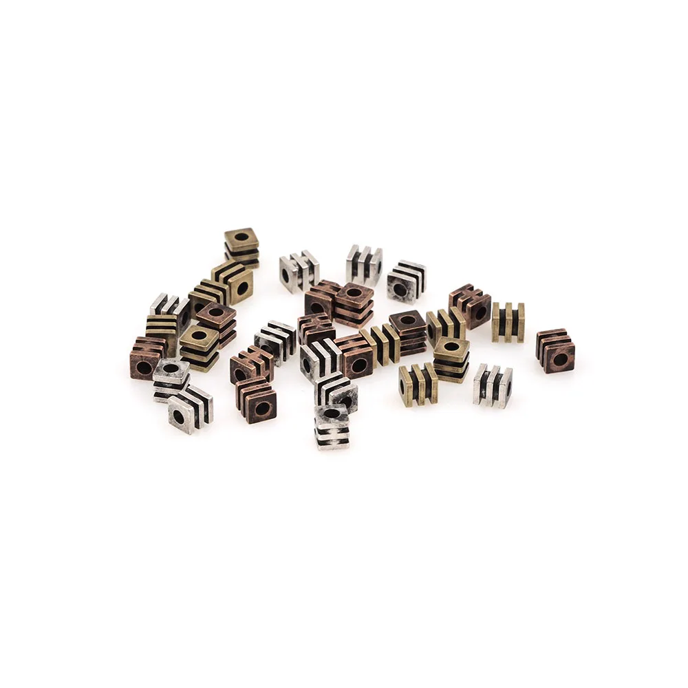 10Pcs Brass Square Spacer Beads For Bracelets Necklaces Jewelry Making Accessories 4x4MM
10Pcs Brass Square Spacer Beads For Bracelets Necklaces Jewelry Making Accessories 4x4MM