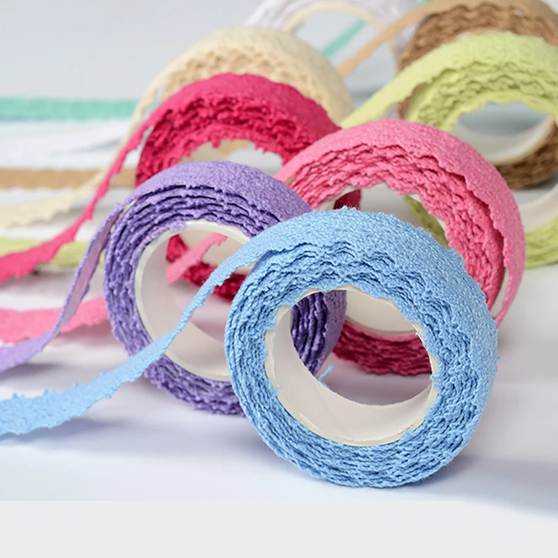 Self Adhesive Lace Cotton Fabric Tape Satin Tape Ribbon Lace Trim For Wedding Decoration DIY Embroidery Sewing Accessories
Self Adhesive Lace Cotton Fabric Tape Satin Tape Ribbon Lace Trim For Wedding Decoration DIY Embroidery Sewing Accessories