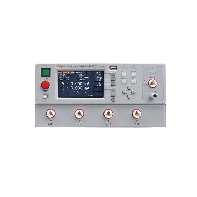 Tonghui TH9320-S4 AC/DC Insulation Resistance Hipot Tester TH9320-S8 TH9320-S4A TH9320-S8A
Tonghui TH9320-S4 AC/DC Insulation Resistance Hipot Tester TH9320-S8 TH9320-S4A TH9320-S8A