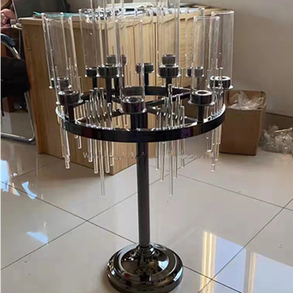 wholesale new product home table decor black gold candelabra candlesticks holder for holiday gift wedding decoration
wholesale new product home table decor black gold candelabra candlesticks holder for holiday gift wedding decoration
