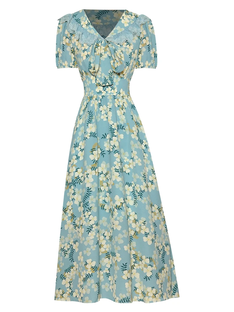 High Quality Newest Nice Designer Runway Short Sleeve Doll Neck Tie Print Dress
High Quality Newest Nice Designer Runway Short Sleeve Doll Neck Tie Print Dress