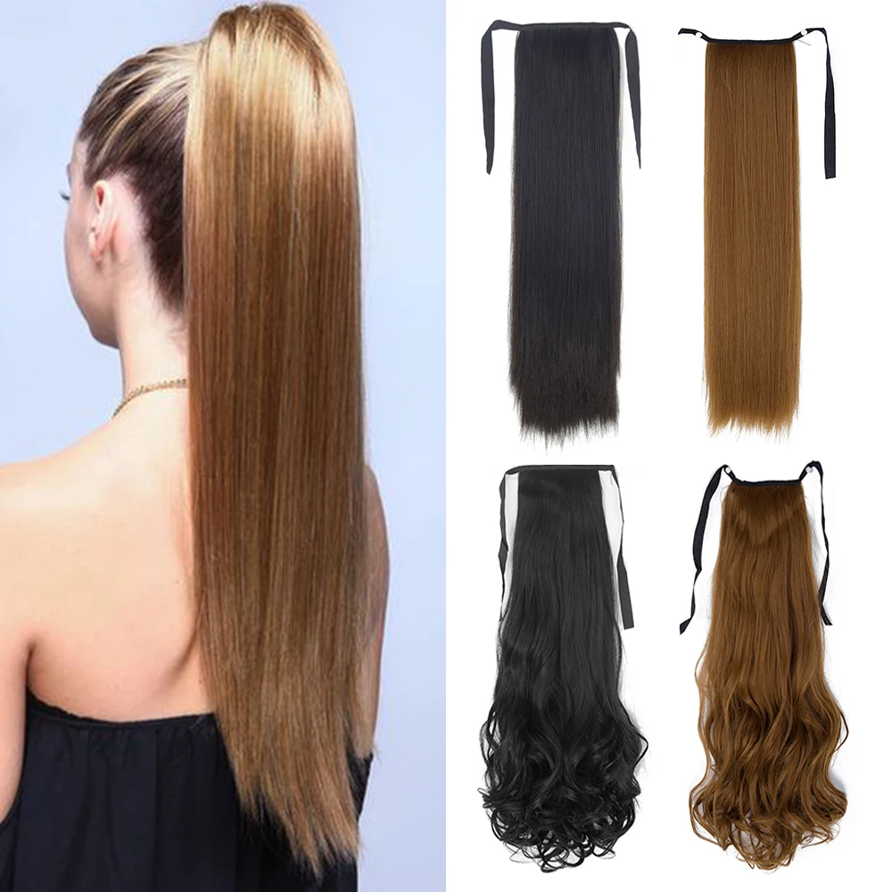 MyDiva Synthetic 22" Wrap Around Long Straight Ponytail Wig Pony Tail Fake Hair Extension Clip In Black Brown Extensions
MyDiva Synthetic 22" Wrap Around Long Straight Ponytail Wig Pony Tail Fake Hair Extension Clip In Black Brown Extensions
