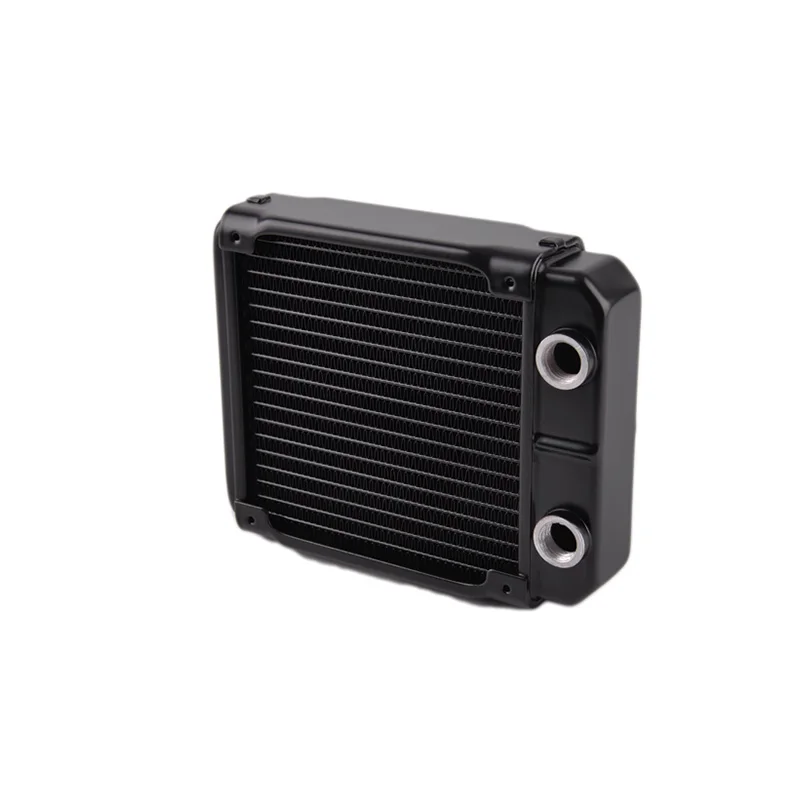 Syscooling AS120 aluminum radiator for PC water cooling 120mm 36mm thickness with G1/4 thread
Syscooling AS120 aluminum radiator for PC water cooling 120mm 36mm thickness with G1/4 thread