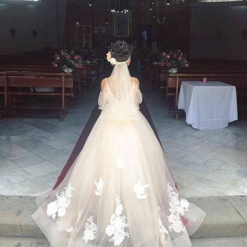 Lace Beaded Flower Girl Dresses Spaghetti Straps Backless Party Gown Little Girl Wedding Pageant Dresses Communion Kids Gowns
Lace Beaded Flower Girl Dresses Spaghetti Straps Backless Party Gown Little Girl Wedding Pageant Dresses Communion Kids Gowns