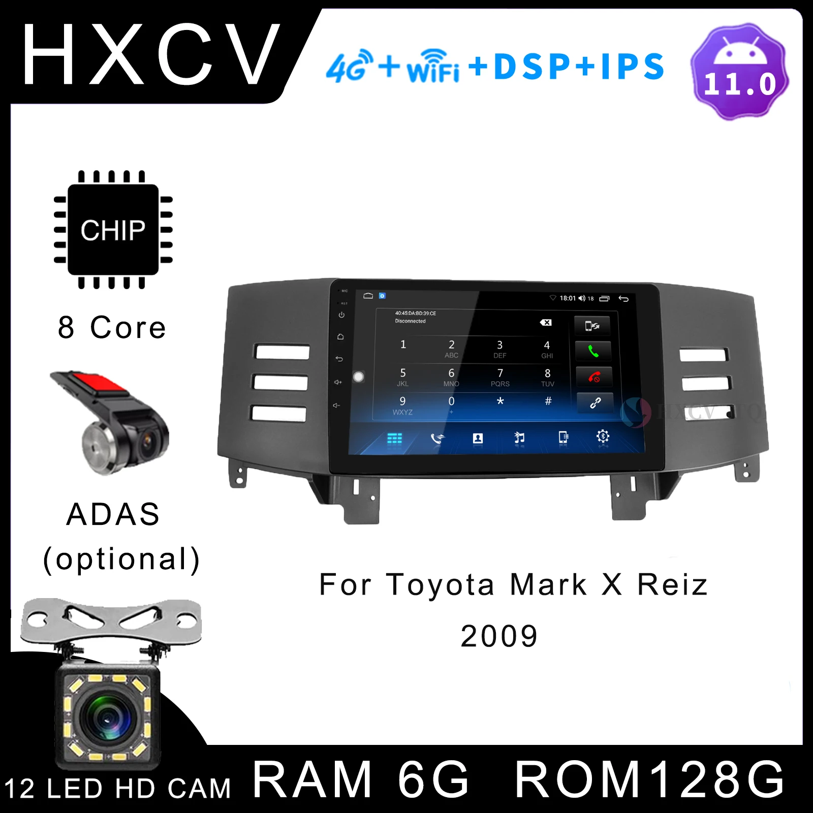 HXCV умный автомобильный радиоприемник для Toyota Mark X Reiz Android автомобильный стерео с gps-навигацией 4G автомобильный радиоприемник с экраном DAB + Carplay 2009
HXCV умный автомобильный радиоприемник для Toyota Mark X Reiz Android автомобильный стерео с gps-навигацией 4G автомобильный радиоприемник с экраном DAB + Carplay 2009