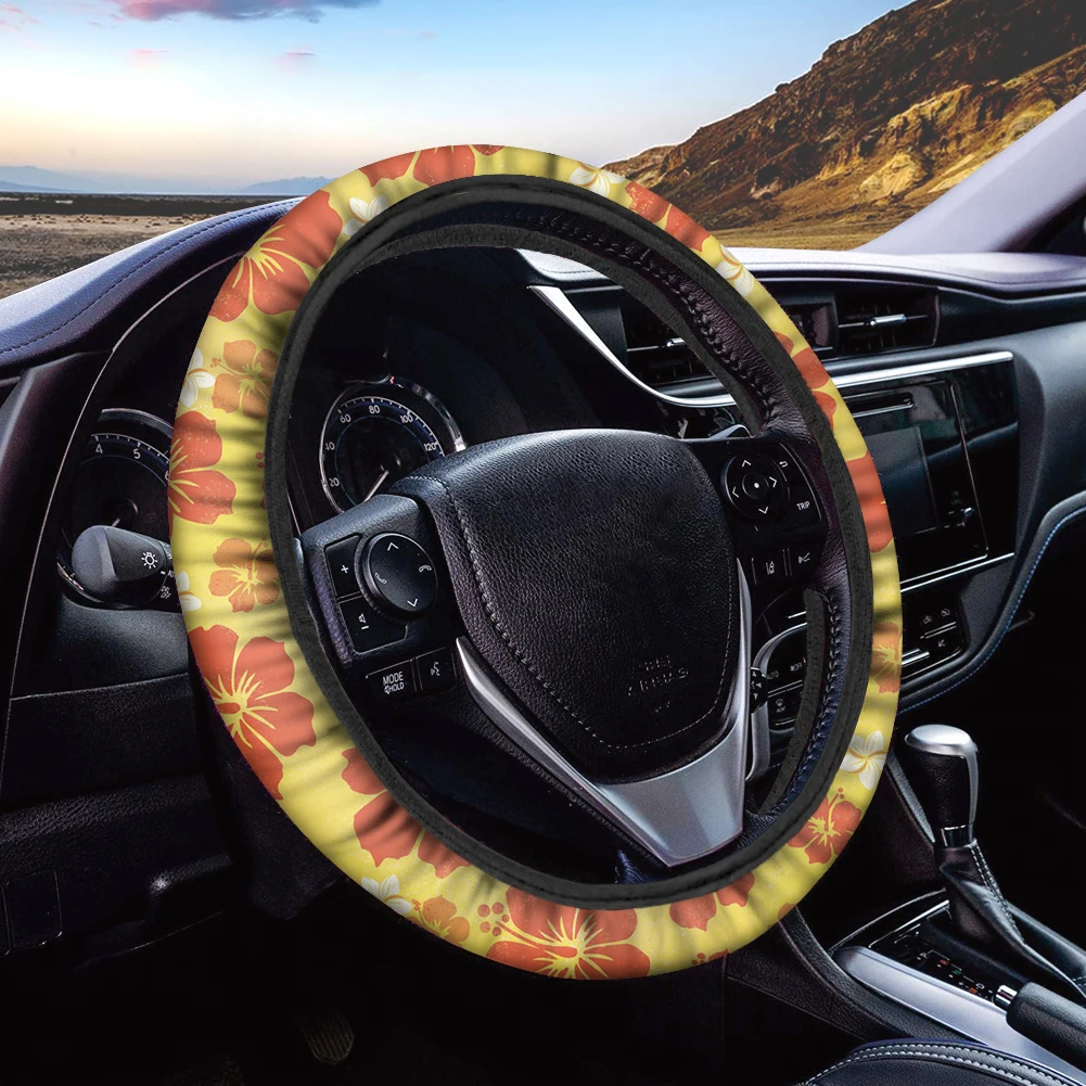 Polynesian Hibiscus Hawaiian Auto Steering Wheel Cover Car Steering Wheel Cover Set Sweat Absorption Comfort Automotive Interior
Polynesian Hibiscus Hawaiian Auto Steering Wheel Cover Car Steering Wheel Cover Set Sweat Absorption Comfort Automotive Interior