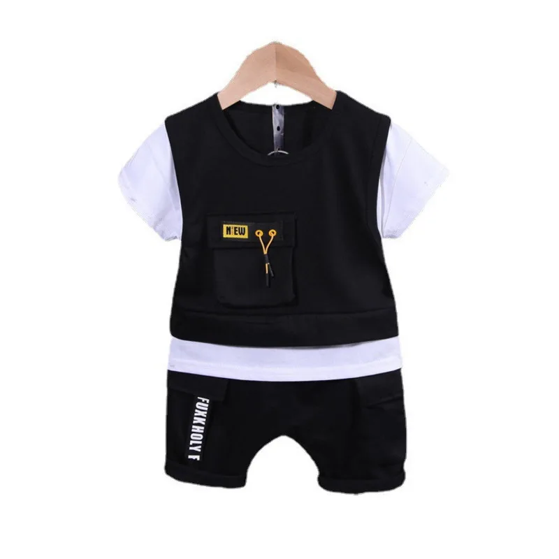 Summer Children Girls Fashion Clothing Baby Boys Cotton T Shirt Shorts 2Pcs/sets Ki Infant Clothes Toddler Casual Sportswear
Summer Children Girls Fashion Clothing Baby Boys Cotton T Shirt Shorts 2Pcs/sets Ki Infant Clothes Toddler Casual Sportswear