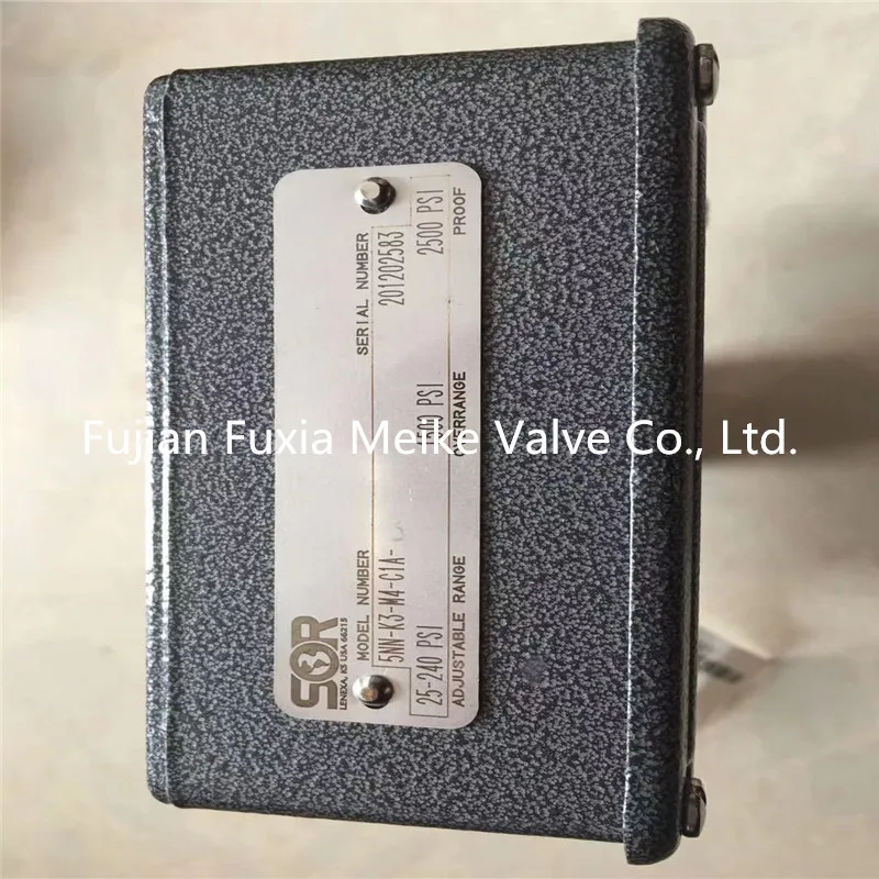 US SOR Pressure Switch 5NN-K3-M4-C1A 5NN-K3-M4-CIA 5NN-K5-N4-F1A 5NN-K5-N4-FIA One Year Warranty
US SOR Pressure Switch 5NN-K3-M4-C1A 5NN-K3-M4-CIA 5NN-K5-N4-F1A 5NN-K5-N4-FIA One Year Warranty