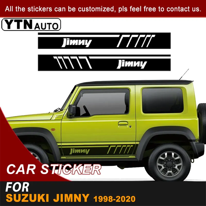 Side Door Car Sticker Letter Stripe Racing Graphic Vinyl Decal For Suzuki Jimny 1998-2015 2016 2017 2018 2019 2020 Accessories
Side Door Car Sticker Letter Stripe Racing Graphic Vinyl Decal For Suzuki Jimny 1998-2015 2016 2017 2018 2019 2020 Accessories
