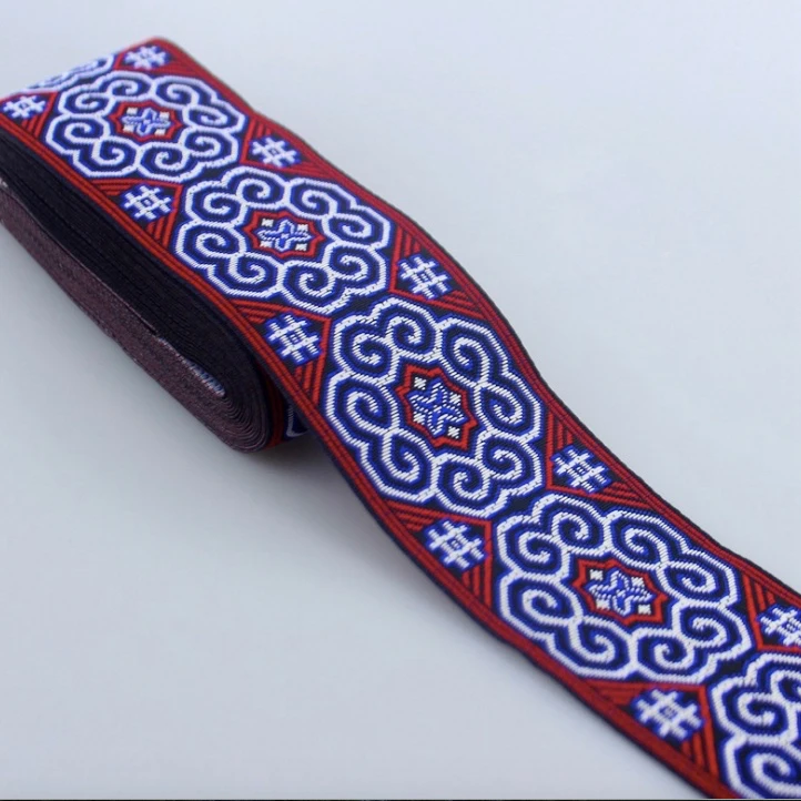 5yard Hmong Cross Stitch Embroidery Jacquard Webbing Lace Trim 5cm Dress Collar Ribbon Ethnic Tribal Boho Home Textile Accessory
5yard Hmong Cross Stitch Embroidery Jacquard Webbing Lace Trim 5cm Dress Collar Ribbon Ethnic Tribal Boho Home Textile Accessory