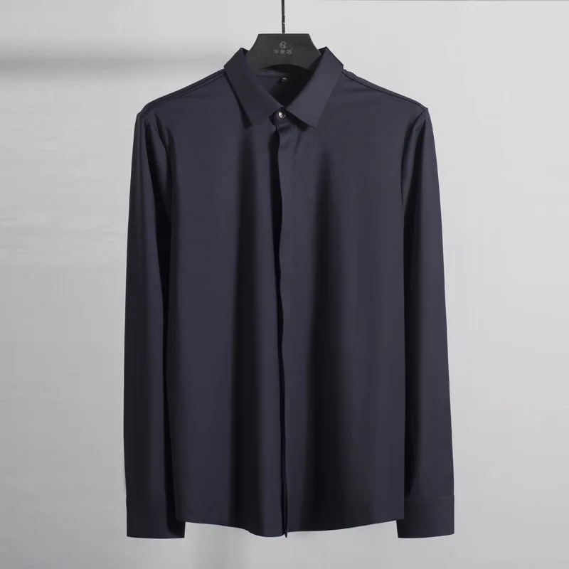 New Autumn Winter Silky Male Shirts Luxury Long Sleeve Business And Casual Man Shirts Fashion Slim Fit Mens Dress Shirts 3XL
New Autumn Winter Silky Male Shirts Luxury Long Sleeve Business And Casual Man Shirts Fashion Slim Fit Mens Dress Shirts 3XL
