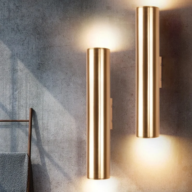 Modern LED wall lamp aluminum wall sconce metal lighting design lamps champagne gold tube light pipe minimalism luxury lights
Modern LED wall lamp aluminum wall sconce metal lighting design lamps champagne gold tube light pipe minimalism luxury lights
