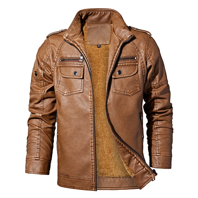 Leather Jacket Men's Winter Business Faux Fur Male Motorcycle Fleece Bomber Jacket High Quality Outerwear Coats Plus Size 4XL
Leather Jacket Men's Winter Business Faux Fur Male Motorcycle Fleece Bomber Jacket High Quality Outerwear Coats Plus Size 4XL