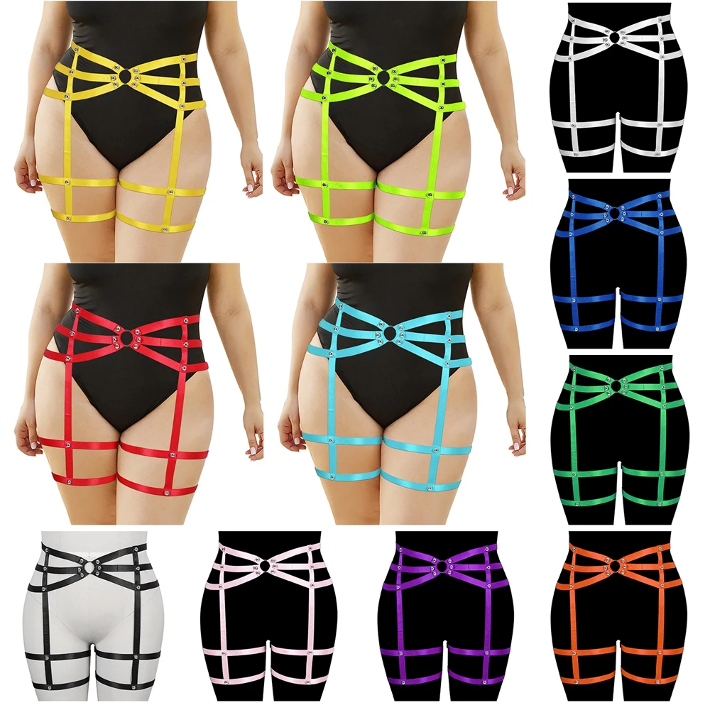 Sexy Lingerie Cosplay Body Bondage Garter Belt Elastic Harness Bra Dance Rave Wear Plus Size Goth Women's Harness Stockings Belt
Sexy Lingerie Cosplay Body Bondage Garter Belt Elastic Harness Bra Dance Rave Wear Plus Size Goth Women's Harness Stockings Belt