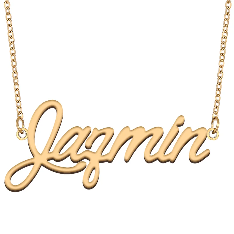 Necklace with Name Jazmin for His Her Family Member Best Friend Birthday Gifts on Christmas Mother Day Valentine's Day
Necklace with Name Jazmin for His Her Family Member Best Friend Birthday Gifts on Christmas Mother Day Valentine's Day