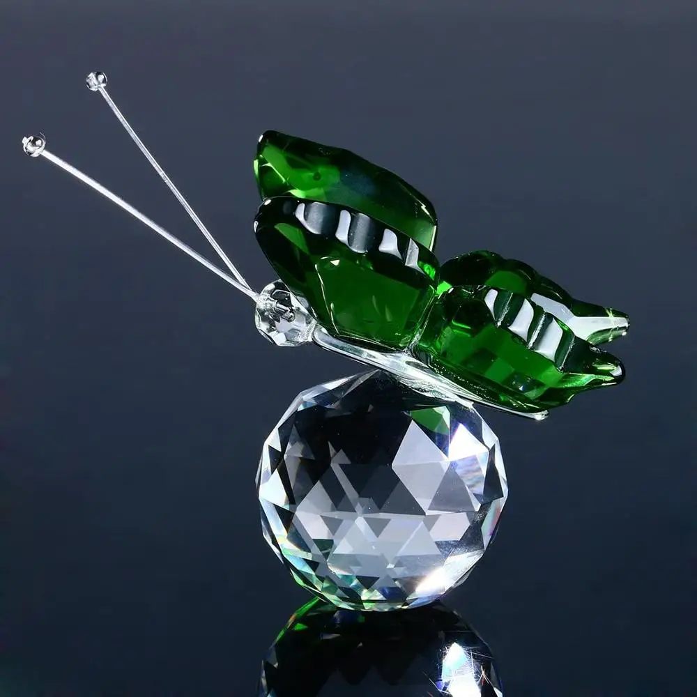 H&D Cute Crystal Butterfly Glass Craft Natural Stones Animal Figurine Home Desktop Decor Ornament Wedding Souvenir Gifts (Green)
H&D Cute Crystal Butterfly Glass Craft Natural Stones Animal Figurine Home Desktop Decor Ornament Wedding Souvenir Gifts (Green)