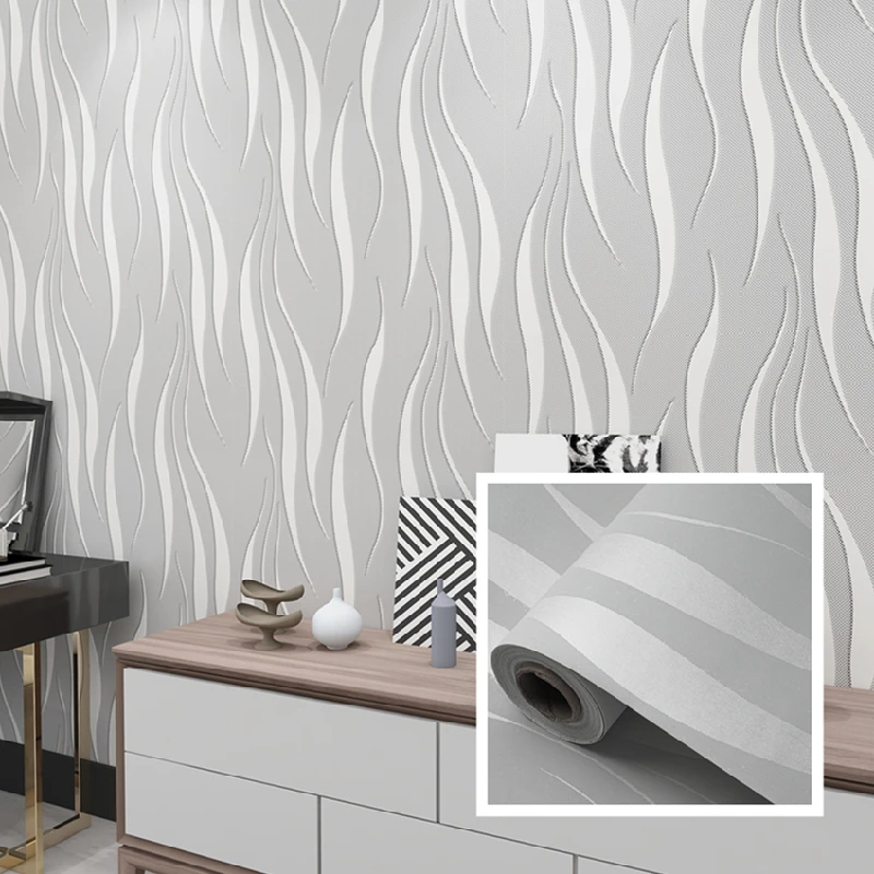 3D non-woven wallpaper striped self-adhesive wallpaper for home decoration living room bedroom wall decoration 10M
3D non-woven wallpaper striped self-adhesive wallpaper for home decoration living room bedroom wall decoration 10M