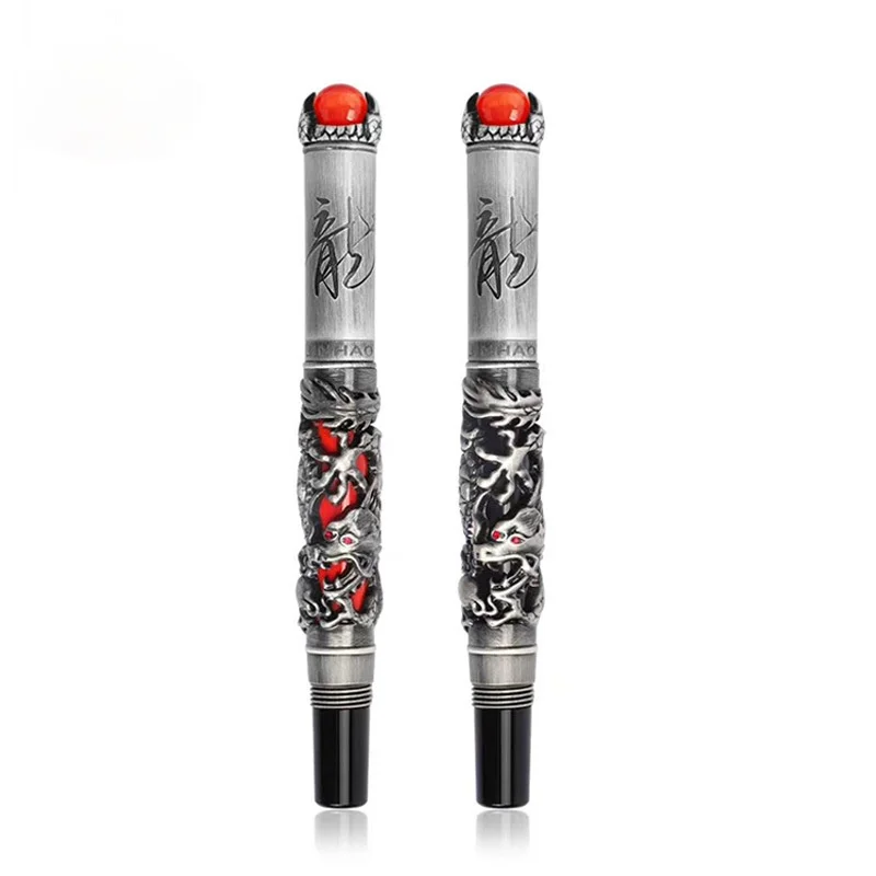 Luxurious High End Fine Commerce Relief Gray Dragon Chinese Gift ROLLERball PEN Stationary Supplies
Luxurious High End Fine Commerce Relief Gray Dragon Chinese Gift ROLLERball PEN Stationary Supplies