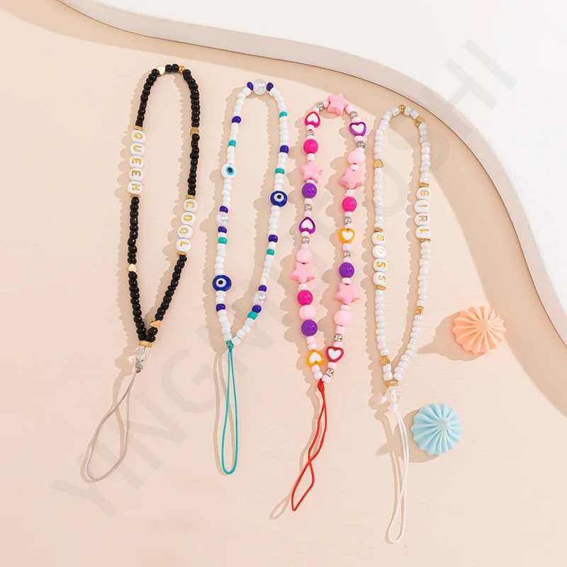 Imitation Pearl Star Letters Beaded Phone Chains Ins Creative Custom Name Acrylic Eye Beads Mobile Phone Lanyards Key Straps
Imitation Pearl Star Letters Beaded Phone Chains Ins Creative Custom Name Acrylic Eye Beads Mobile Phone Lanyards Key Straps