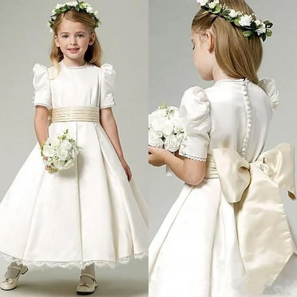 O-Neck Satin With Half Sleeve Birthday Christmas Kids Formal Wear Girls Pageant Baby Children Party Dress Flower Girls Dresses
O-Neck Satin With Half Sleeve Birthday Christmas Kids Formal Wear Girls Pageant Baby Children Party Dress Flower Girls Dresses