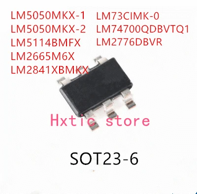 10 шт. LM5050MK-1 LM5114BMFX LM2665M6X LM2841XBMKX LM5050MK-2 LM74700QDBTQ1 LM2776DBVR IC
10 шт. LM5050MK-1 LM5114BMFX LM2665M6X LM2841XBMKX LM5050MK-2 LM74700QDBTQ1 LM2776DBVR IC