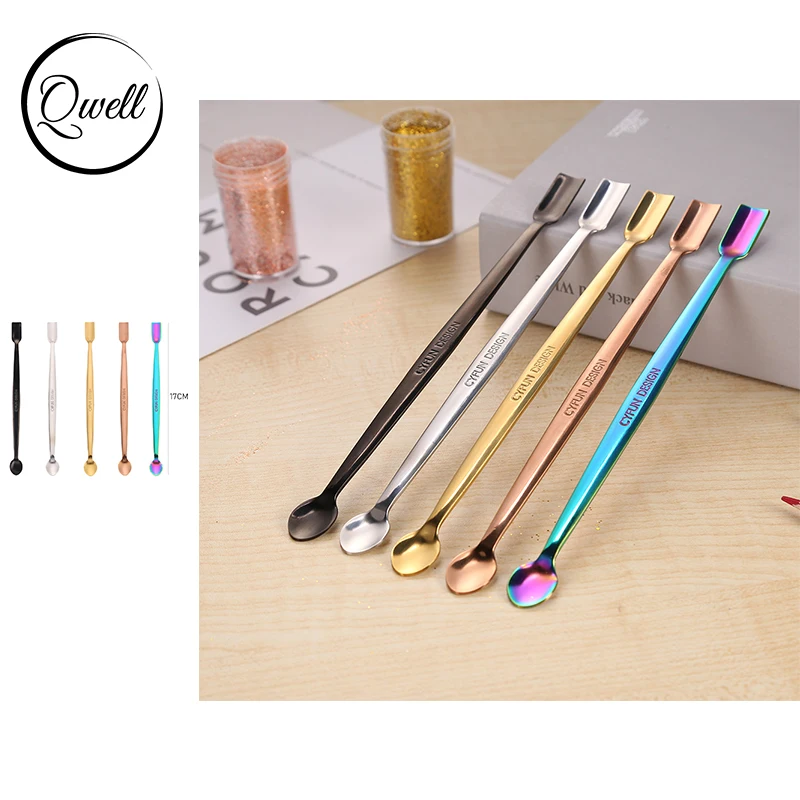 QWELL Craft Spoon Stainless Steel Two Shaped Heads Working With Embossing Powder Glitter Shaker Filling Embellishments DIY 2021
QWELL Craft Spoon Stainless Steel Two Shaped Heads Working With Embossing Powder Glitter Shaker Filling Embellishments DIY 2021