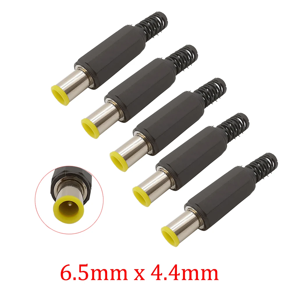6.5x4.4mm DC Power Male Plug Adapter DC Power Charging Plug Soldering Assembly Connector With 1.3mm Pin Tip DIY Repair 6.5*4.4mm
6.5x4.4mm DC Power Male Plug Adapter DC Power Charging Plug Soldering Assembly Connector With 1.3mm Pin Tip DIY Repair 6.5*4.4mm