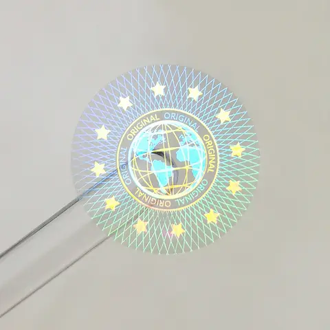 Original Holographic Stickers, Tamper Proof  Security Label，Void Transparent  Warranty Sticker, Customized Logo，20x20mm 2000pcs