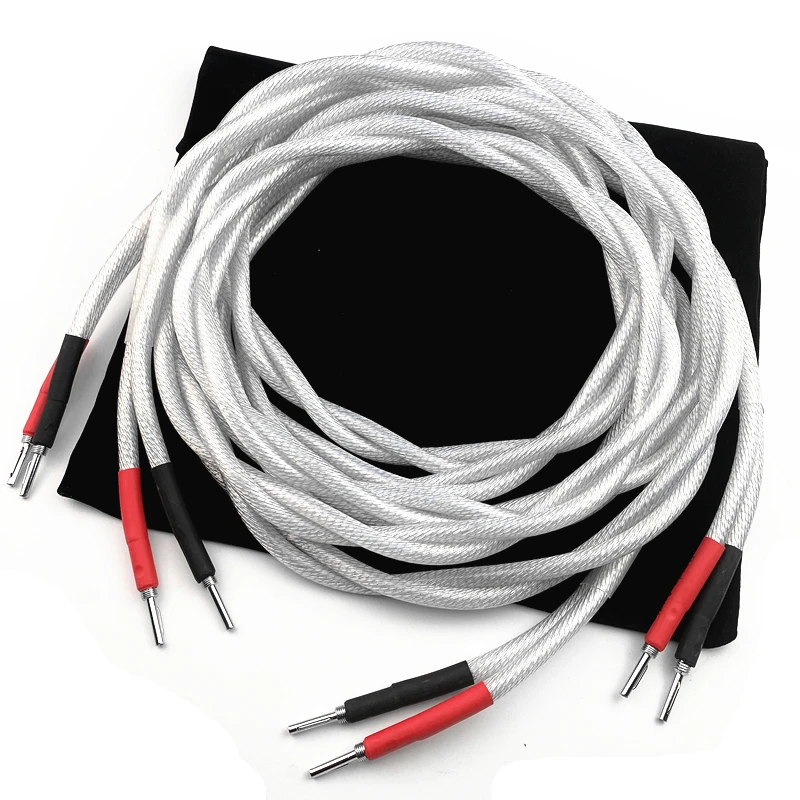 High Quality 12 Core 7N OCC Copper Silver Plated Speaker Cable HiFi Audio Line Banana to Y Spade Plug
High Quality 12 Core 7N OCC Copper Silver Plated Speaker Cable HiFi Audio Line Banana to Y Spade Plug