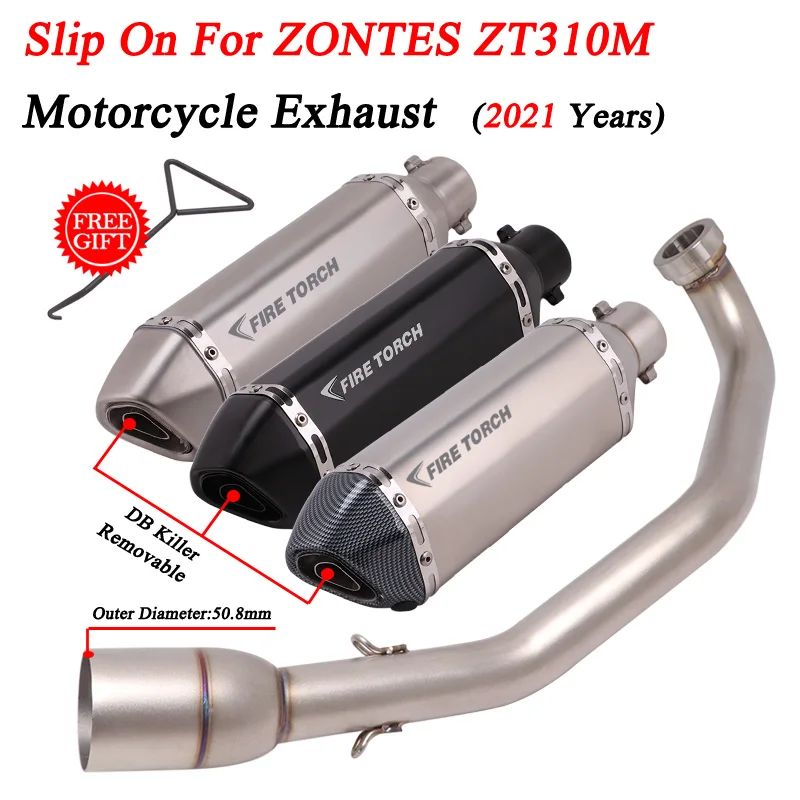 Slip On For ZONTES ZT310M 310M 2021 Year Motorcycle Exhaust Escape Modified Front Link Pipe Connecting 51mm Motocross Muffler
Slip On For ZONTES ZT310M 310M 2021 Year Motorcycle Exhaust Escape Modified Front Link Pipe Connecting 51mm Motocross Muffler