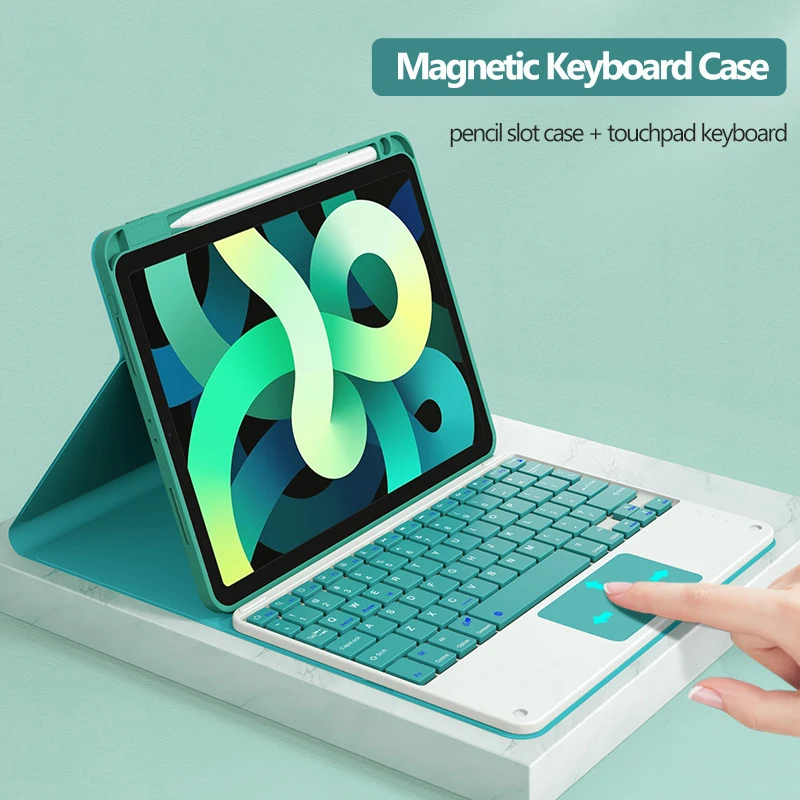 Keyboard And Touchpad Case For IPad Pro 10.5 Air 3 4 Smart Case With Pencil Slot For IPad Pro 11 2020 Wireless Keyboard Mouse
Keyboard And Touchpad Case For IPad Pro 10.5 Air 3 4 Smart Case With Pencil Slot For IPad Pro 11 2020 Wireless Keyboard Mouse