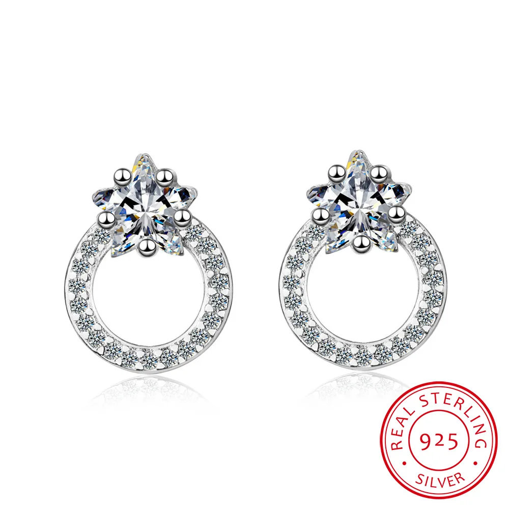 High Quality 7mm Round Cubic Zirconia Stud Earring for Women Fashion 925 Silver Sterling Femme Earring Fine Jewelry Brincos
High Quality 7mm Round Cubic Zirconia Stud Earring for Women Fashion 925 Silver Sterling Femme Earring Fine Jewelry Brincos